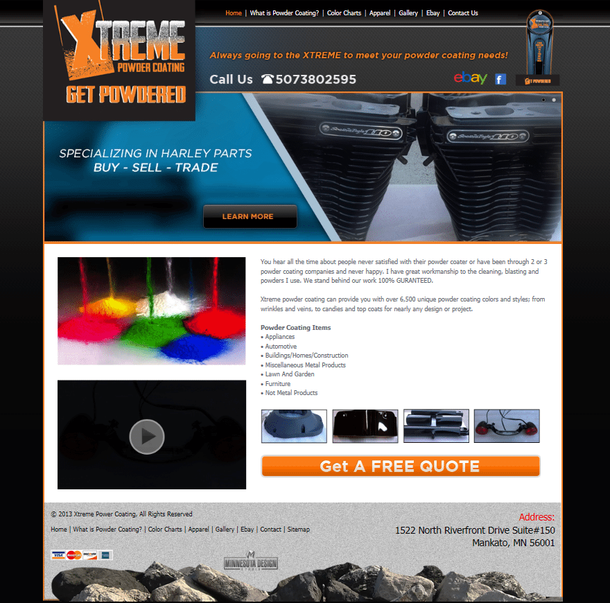 Xtreme Powder Coating Minnesota Design Studio
