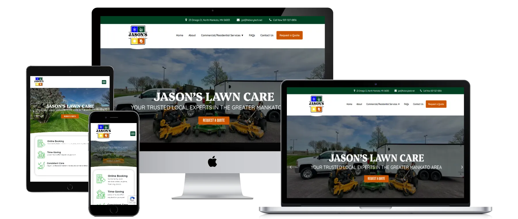 Lawn Care Web Design